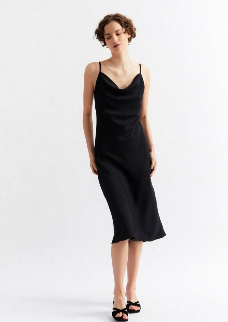 Dresses Katri Niskanen | Wave Cocktail Dress, Black