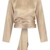 Tops & Blouses Katri Niskanen | Ariel Silk Blouse, Champagne