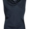 Tops & Blouses Katri Niskanen | Waterfall Top, Dark Blue