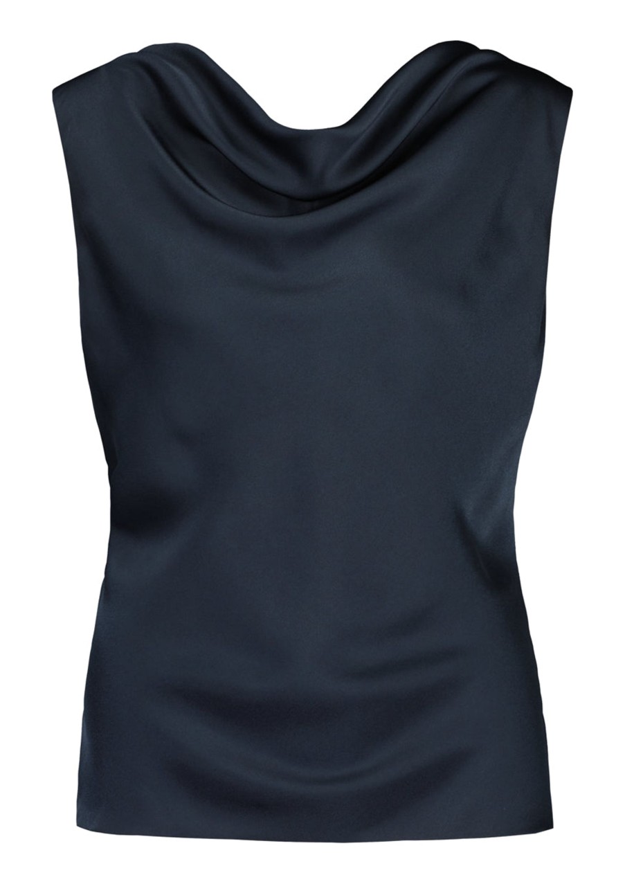 Tops & Blouses Katri Niskanen | Waterfall Top, Dark Blue