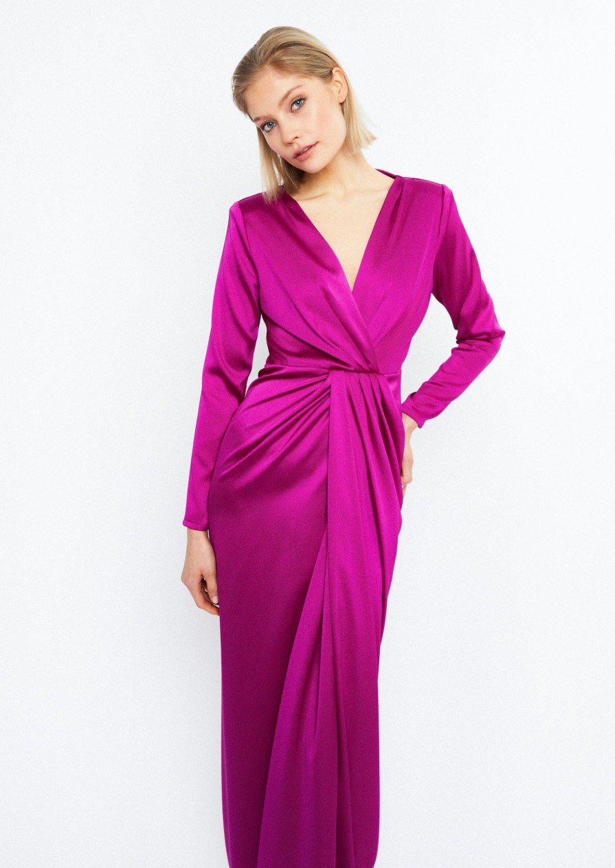 Dresses Katri Niskanen | Lana Evening Dress, Fuchsia