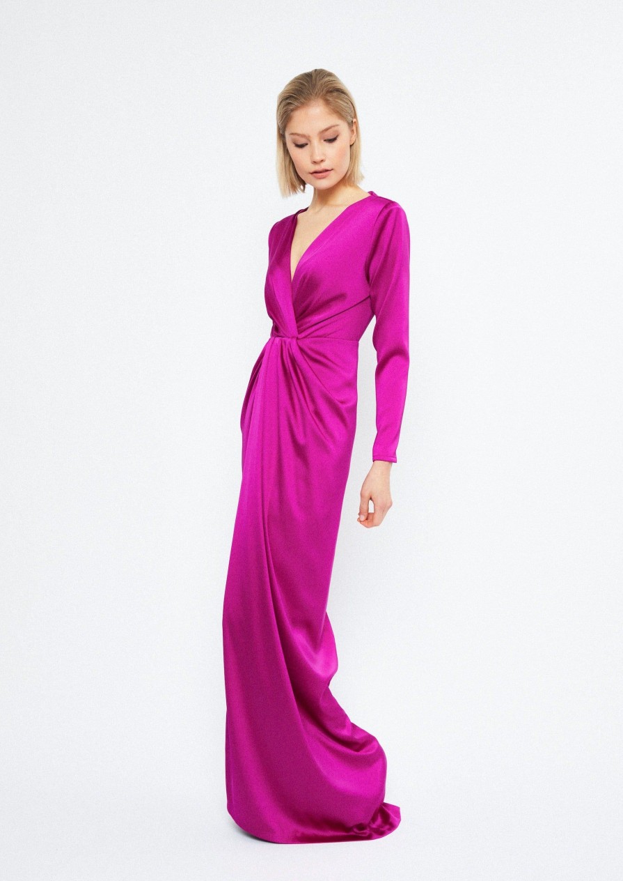 Dresses Katri Niskanen | Lana Evening Dress, Fuchsia