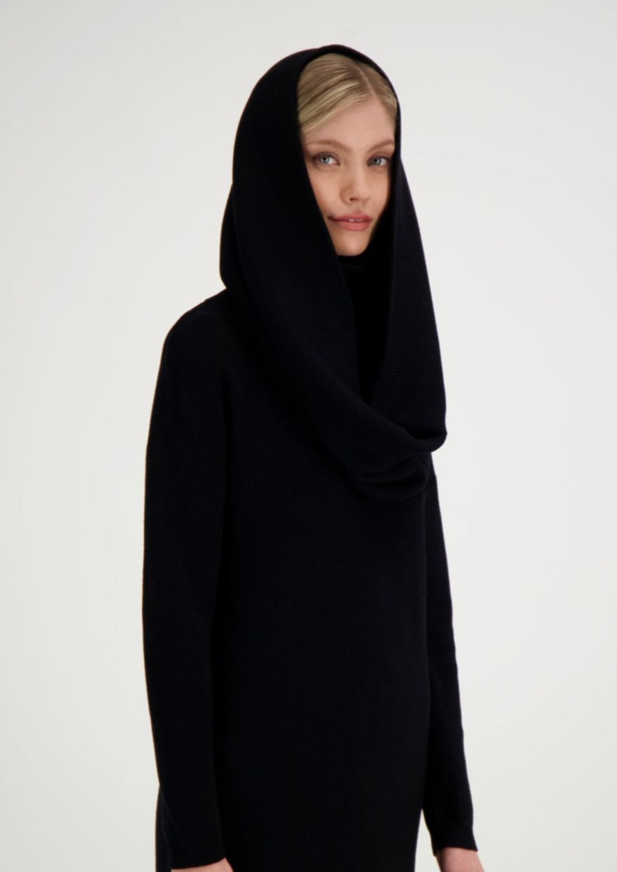 Knitwear Katri Niskanen | Wind Hoodie, Black