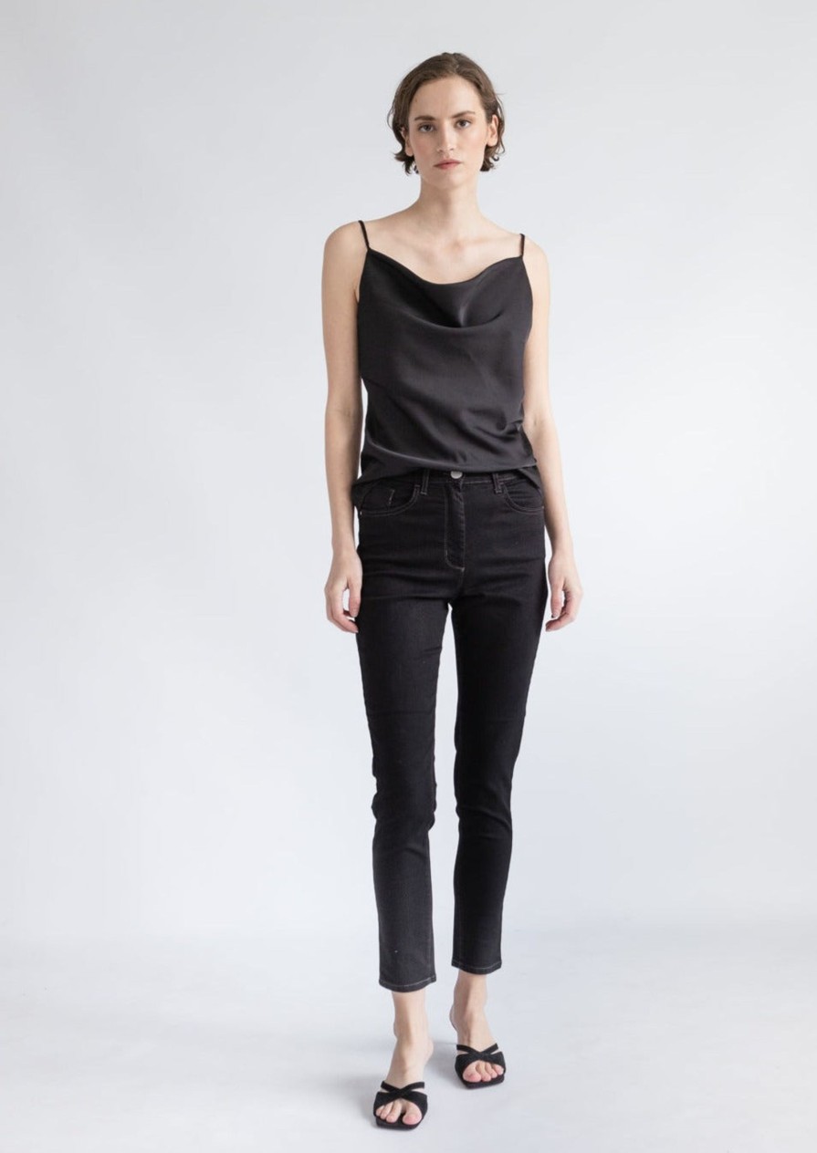 Bottoms Katri Niskanen | Slim Jeans, Black