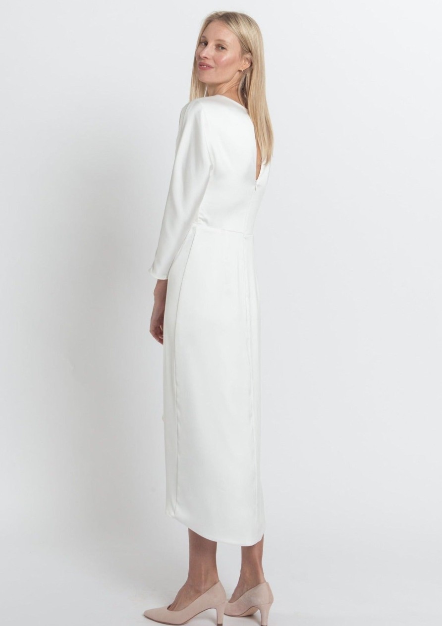 Dresses Katri Niskanen | Scarlett Satin Dress, White