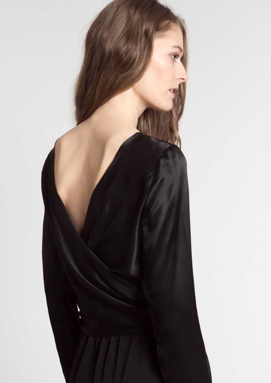 Tops & Blouses Katri Niskanen | Ariel Silk Blouse, Black