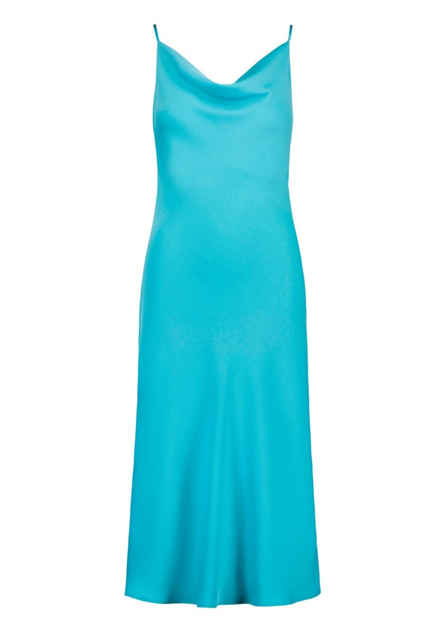 Dresses Katri Niskanen | Wave Cocktail Dress, Turquoise