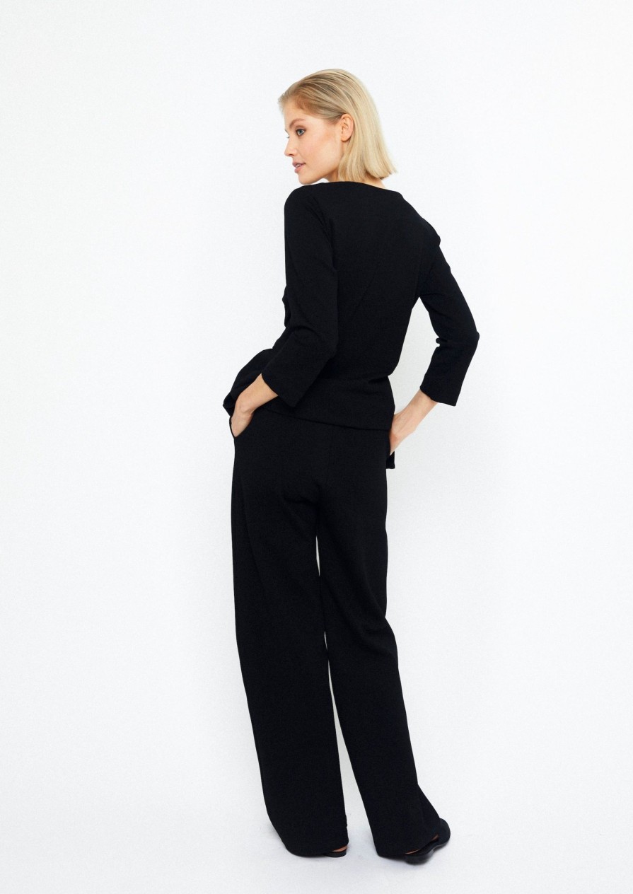 Bottoms Katri Niskanen | Lisa Long Pants, Black