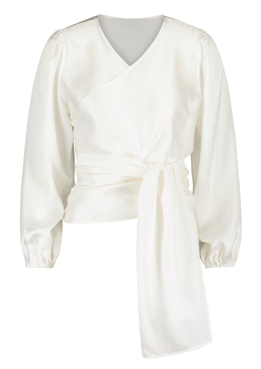 Tops & Blouses Katri Niskanen | Ariella Silk Blouse, Cream