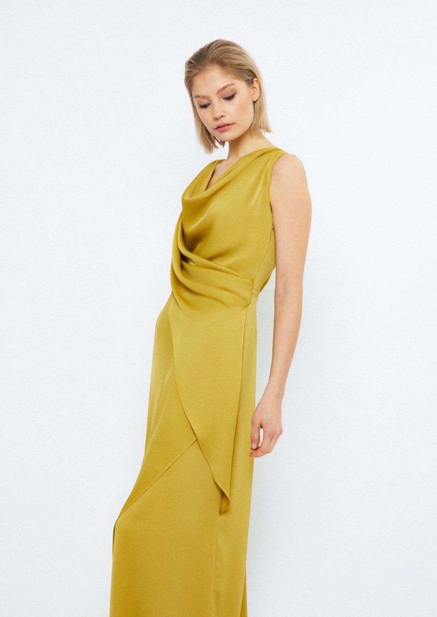 Dresses Katri Niskanen | Viola Evening Dress, Old Yellow